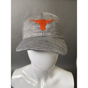 TEXAS LONGHORNS HAT STORM GRAY NCAA FOOTBALL TEAM LOGO Size Large/XL  NCAA NWT